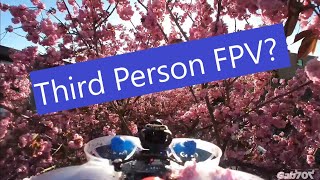 Third person FPV droning? Insta360 One R + GO Tutorial