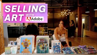 Selling My Art at Adobe Headquarters! | My Art is in a Hotel??? | Artist Vlog