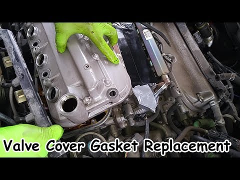 Acura TL / Honda Accord V6 Engine Oil Leaks?  Easy Valve Cover Gasket Replacement!