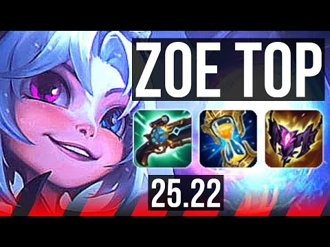 ZOE vs MORDEKAISER (TOP) | 10/2/14, Legendary, 500+ games | KR Master | 25.22