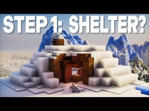 Surviving Minecraft's Realistic Winter Mod