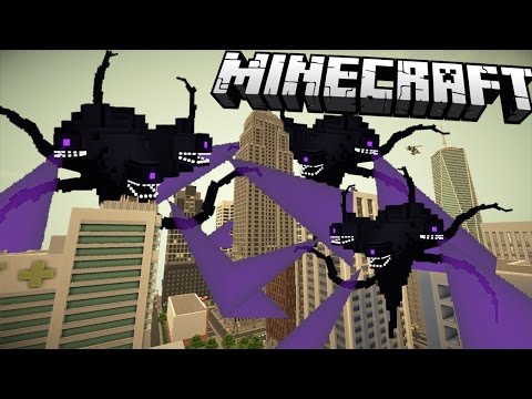 4 WITHER STORMS VS New York City!