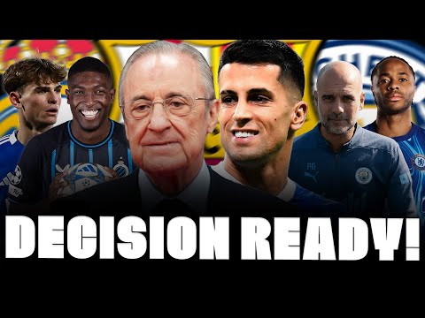 🚨 REAL MADRID: X2 €17M MOVES! CANCELO WANTS BARÇA! PEP’S FUTURE, STERLING, ORDONEZ-LIVERPOOL…