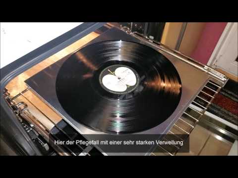 Vinyl / Schallplatten bügeln im Ofen / Flatten Vinyl in ofen