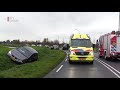 Ravage door ongeluk Rondweg Houten [RTV Utrecht]