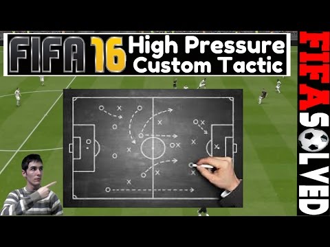 FIFA 16 High Pressure Custom Tactic Tutorial