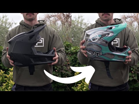 DER GEILSTE HELM ÜBERHAUPT! Mein erster eigener CUSTOM MTB HELM