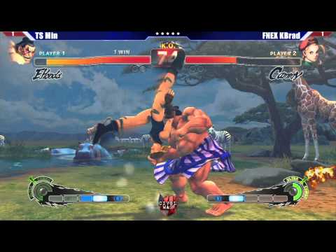 SSF4 AE2012 TS MIN vs FNEX KBrad Civil War 4 Tournament