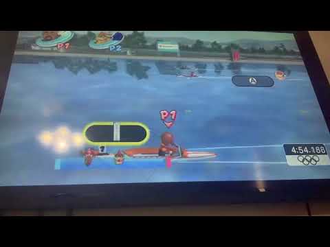 Mario & Sonic at the Olympic Games - Bowser Loses To Matt in Rowing Single Sculls