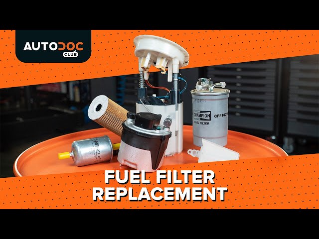 Watch the video guide on AUDI 100 (C1) Inline fuel filter replacement