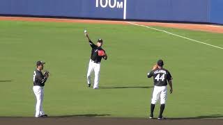 日本ハムファイターズ　春季キャンプ　キャッチボール