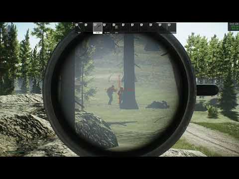 Suppressed SV-98 on Woods