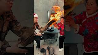 世界最安の自家製ガス?!😱 World's Cheapest DIY Gas Stove?!😱 #shorts #audio #short