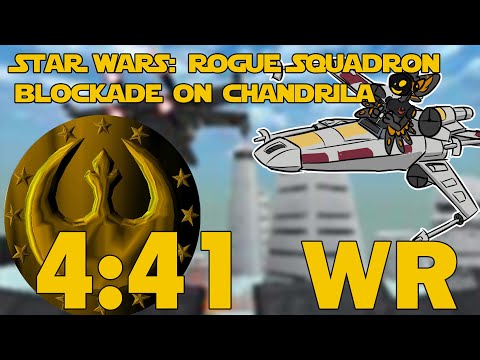 Star Wars: Rogue Squadron 3D | Blockade on Chandrila Speedrun | X-Wing | 4:41 (WR)