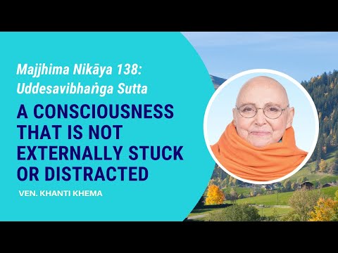 MN-138: Uddesavibhanga Sutta - A Consciousness That is Not Externally Stuck or Distracted