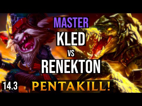 KLED Top vs RENEKTON | KR Master - Patch 14.3