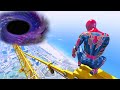 GTA 5 Random Portals 48 Spider Man Jumping Into Black Hole Ragdolls