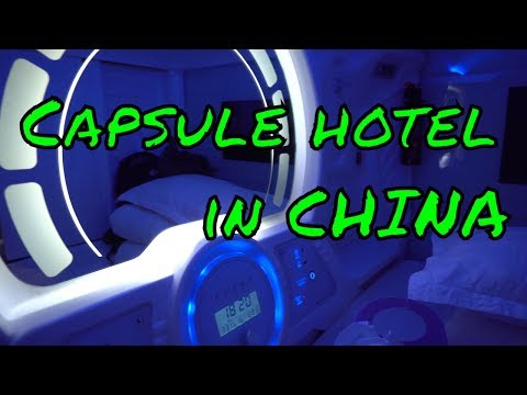 Capsule hotel in China for ONLY 8 EUROS