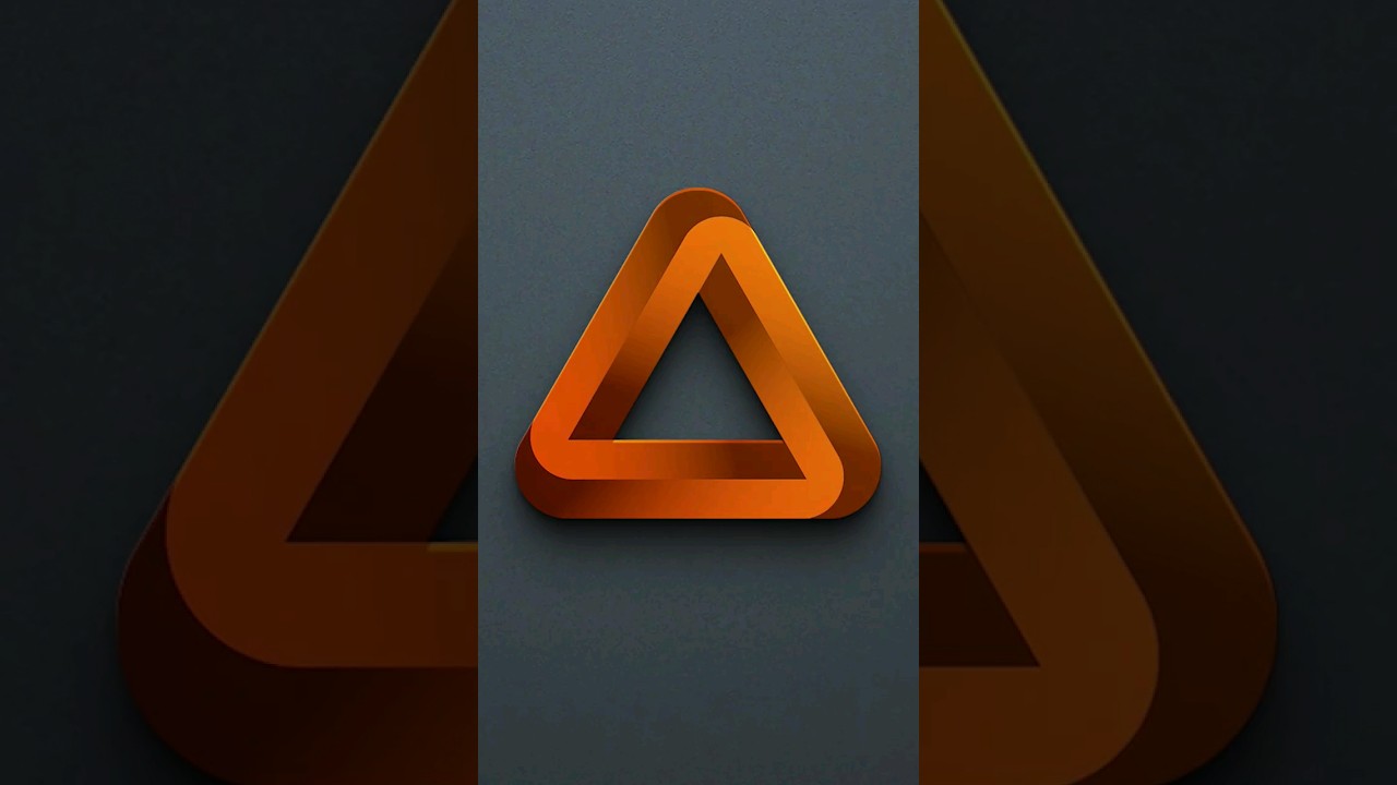 Quick Logo Design Tutorial: Impossible Triangle in 60 Seconds.
