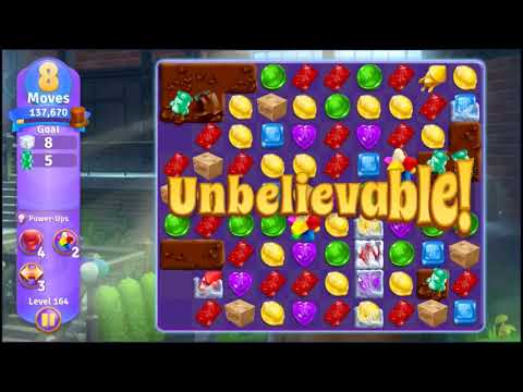 Willy Wonkas Sweet Adventure Level 164 - NO BOOSTERS 🍫 | SKILLGAMING ✔️