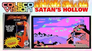 NEW Colecovision Cartridge SATAN'S HOLLOW Gameplay Revealed!