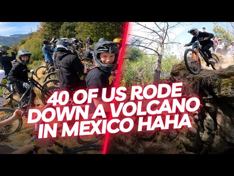 40 RIDERS, A SICK TRAIL FULL OF VOLCANO DUST, IT WAS A BLAST