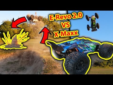 Traxxas E-Revo 2.0 vs X-Maxx RC Bash & Crashes - Which is better?