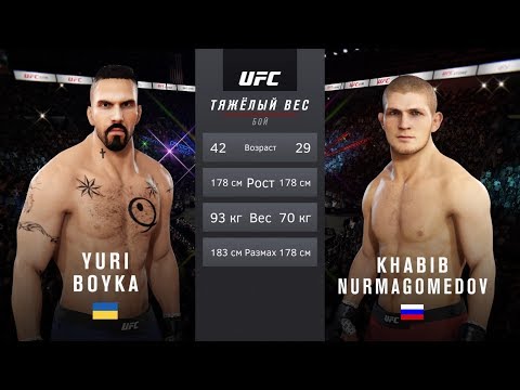 Хабиб Нурмагомедов vs ЮРИЙ БОЙКА(YURI BOYKA) БОЙ в UFC