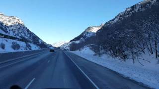 Interstate 84  East from Ogden to Hennefer, Utah