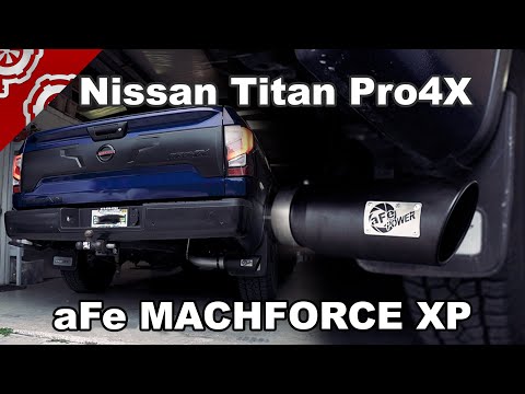 2021 Nissan Titan Pro4x/ aFe MACHForce XP Exhaust