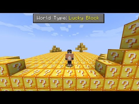 MINECRAFT ГЭХДЭЭ 100 ДАВХАР LUCKY BLOCK .😱