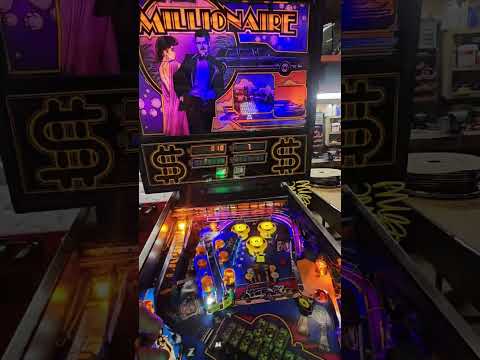Williams MILLIONAIRE Pinball machine with Roulette Wheel at Tnt Amusements #pinball
