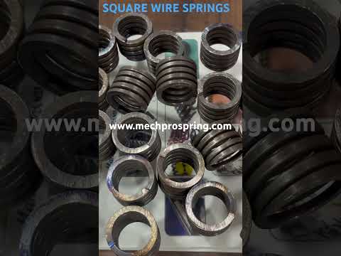 Flat wire spring