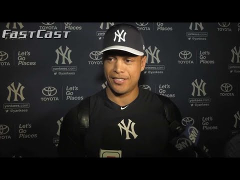MLB.com FastCast: Stanton arrives at camp - 2/16/18