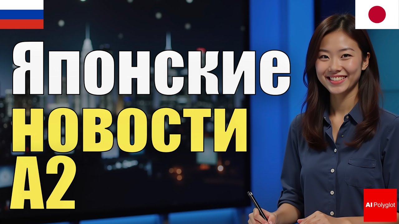 Японские новости A2 | Практика аудирования | c хираганой | словарь
