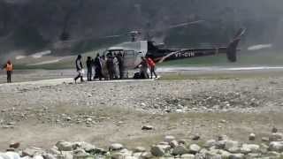 preview picture of video 'Amarnath Yatra: Neelgrath to Panjtarni helicopter service'