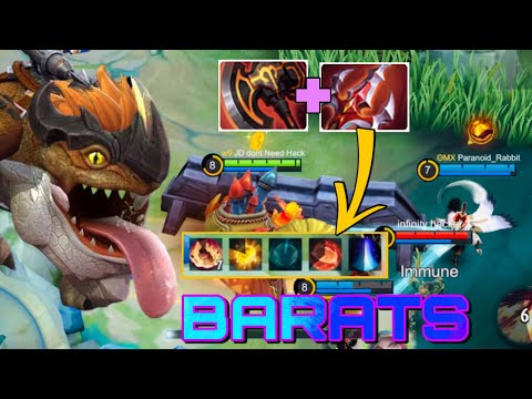 BARATS BEST BUILD 2022, BARATS BEST SPELL & EMBLEM SET 2022 MOBILE LEGENDS