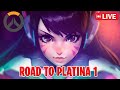 ROAD TO PLATINA! | OVERWATCH LIVESTREAM
