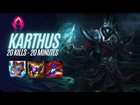 HOW TO CARRY WITH MID KARTHUS S12 | Season 12 | League of Legends | S+ Best Runes & Build to Win