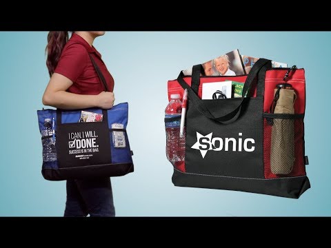 Select Zippered Tote - Full Color