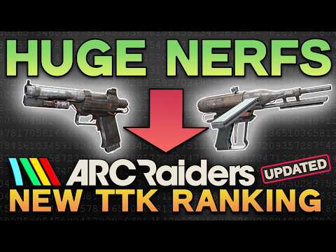 HUGE NERFS To The Venator & Stitcher - New TTK Comparison! ARC Raiders