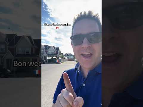 Do you say "Bonne fin de semaine" or "Bon week-end"? 🤷‍♂️It depends 🇨🇦 vs. 🇫🇷  #learnfrench #shorts