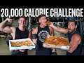 Eat 20,000 CALORIES to leave the gym... *20,000 CALORIE CHALLENGE*