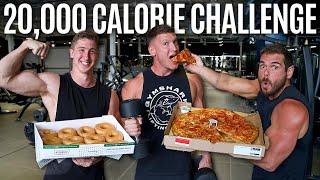 Bodybuilders vs 20,000 CALORIE CHALLENGE!! Epic Cheat Day