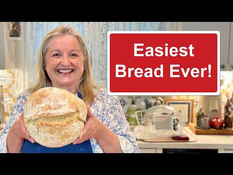 A Bread SO EASY Anyone Can Make It! No-Knead Artisan Bread