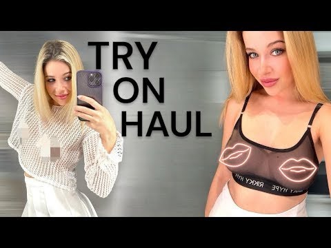 #Transparent TRY ON HAUL ｜ Trying On Transparent Clothes | Meela Fashion