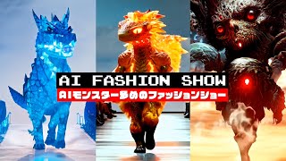 AI 妖怪モンスターショー Runway #aiart #gen3 #妖怪
