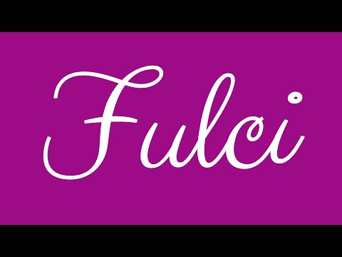 Learn how to Write the Name Fulci Signature Style in Cursive Writing