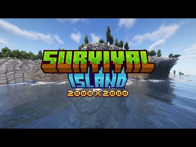 CRAFTERS REALM | CUSTOM WORLD | SURVIVAL ISLAND [1.21.x] Minecraft Map