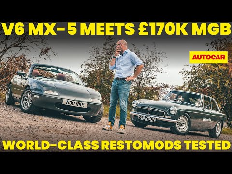 Restomods meet: Frontline MGB and Rocketeer MX-5 | Autocar